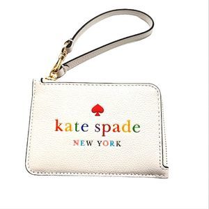 Kate Spade New York All Love Small Card Holder Zip Closure Wristlet